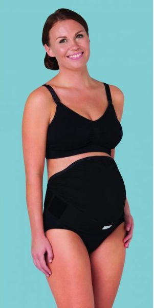 Carriwell Těhotenský podpůrný pás přes bříško - nastavitelný - černý S/M, Mum to Be - obrázek 1