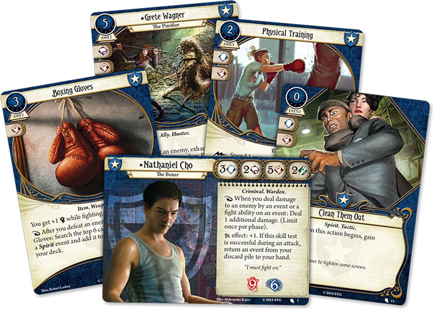 FFG Arkham Horror LCG: Nathaniel Cho Investigator Deck - obrázek 2