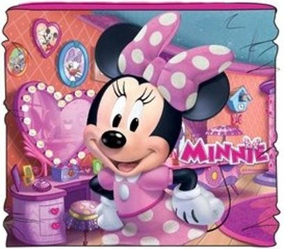 Sun City - Dívčí / dětský nákrčník myška Minnie Mouse Disney - růžový - obrázek 1