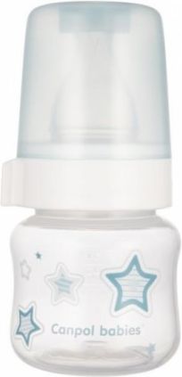 Canpol babies lahvička se širokým hrdlem New born Baby, 60ml - modrá - obrázek 1