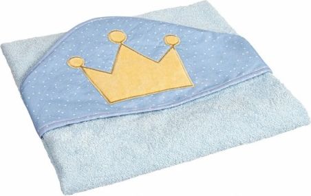 Canpol Babies Měkká osuška s kapucí, 85x85cm - King, modrá - obrázek 1