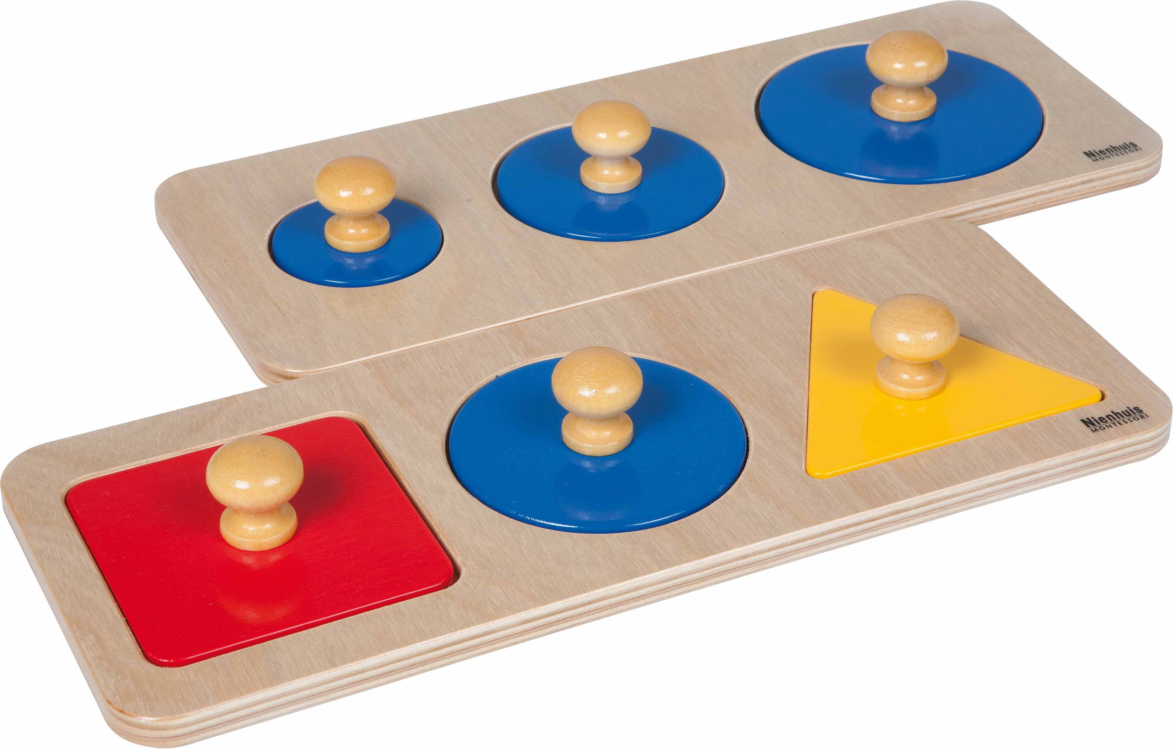 Nienhuis Montessori Multiple Shape Puzzle Set - obrázek 1