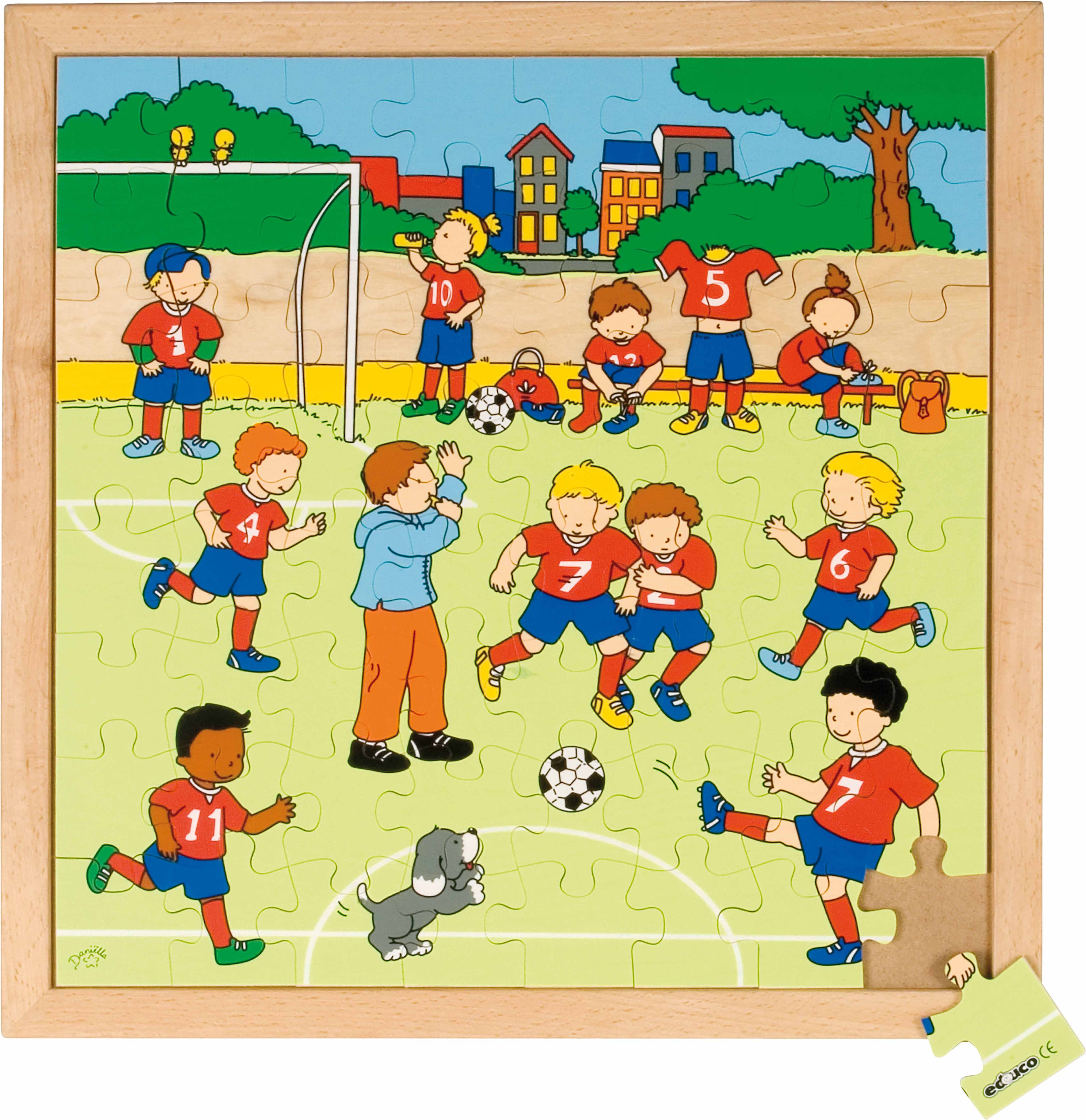 Educo E522879 Sports puzzle - soccer - obrázek 1