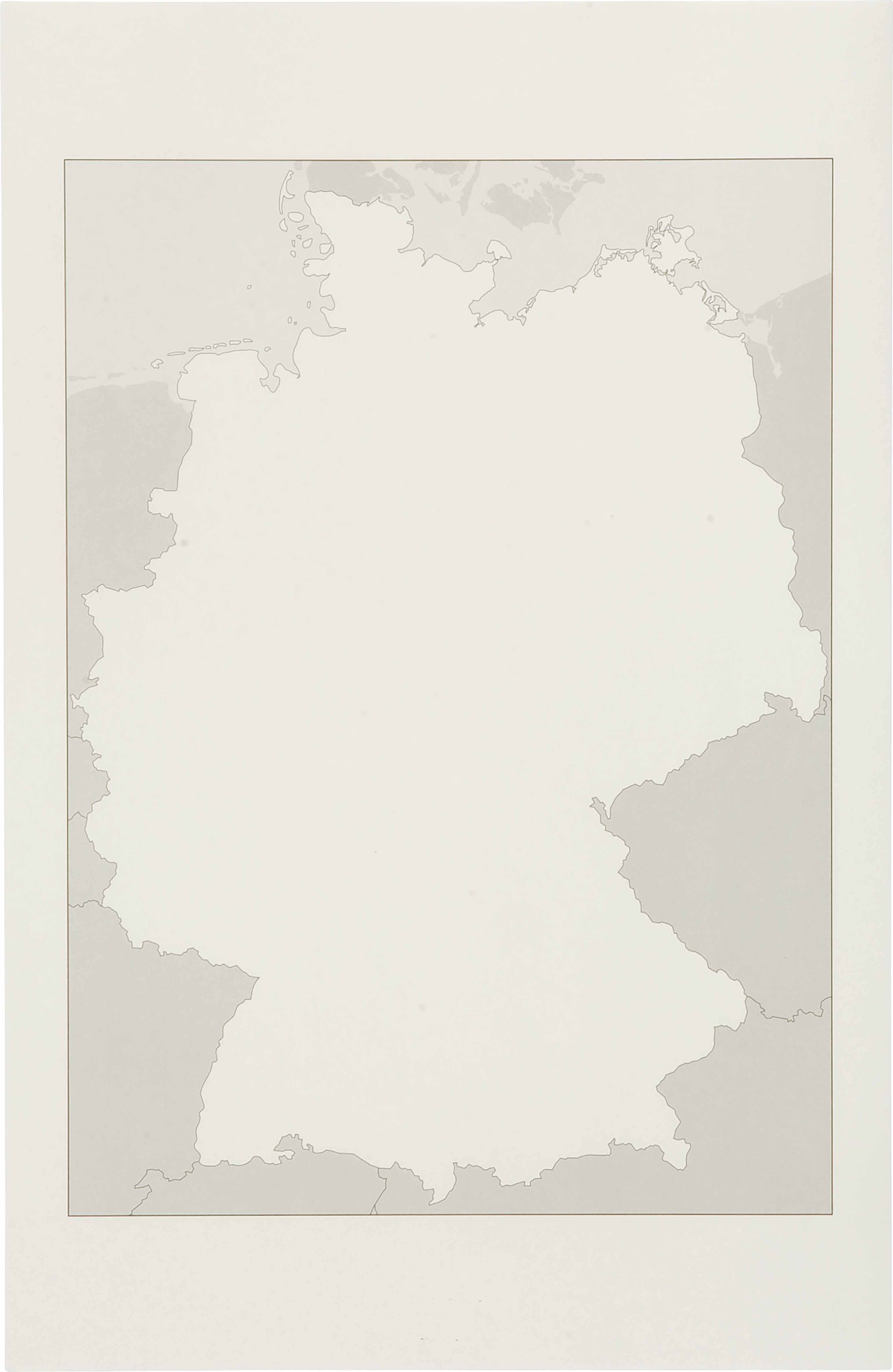 Nienhuis Montessori 593600 Working Cards Puzzle Map Germany (50) (German version) - obrázek 1