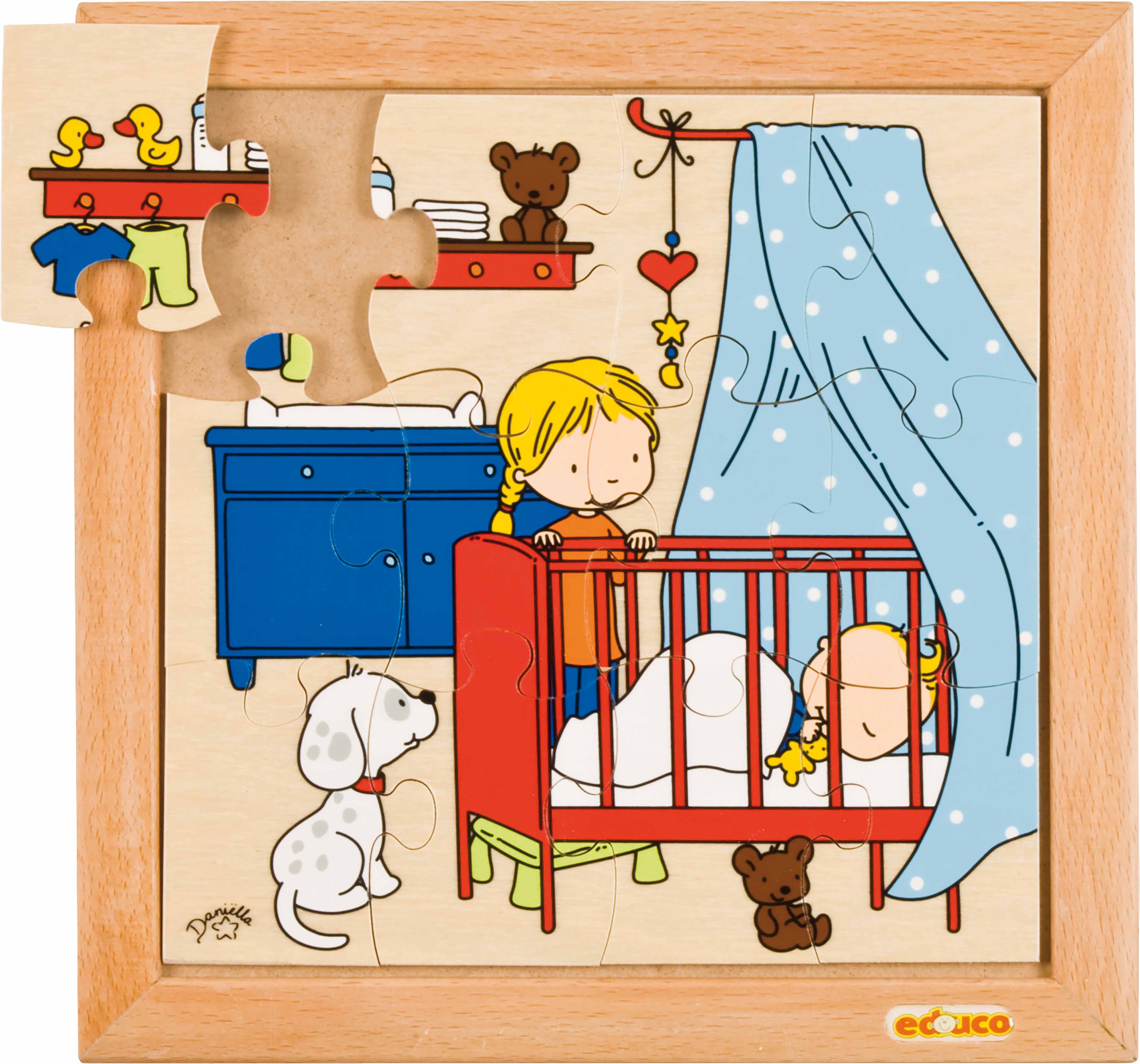 Educo E522676 Baby puzzle - sleeping - obrázek 1