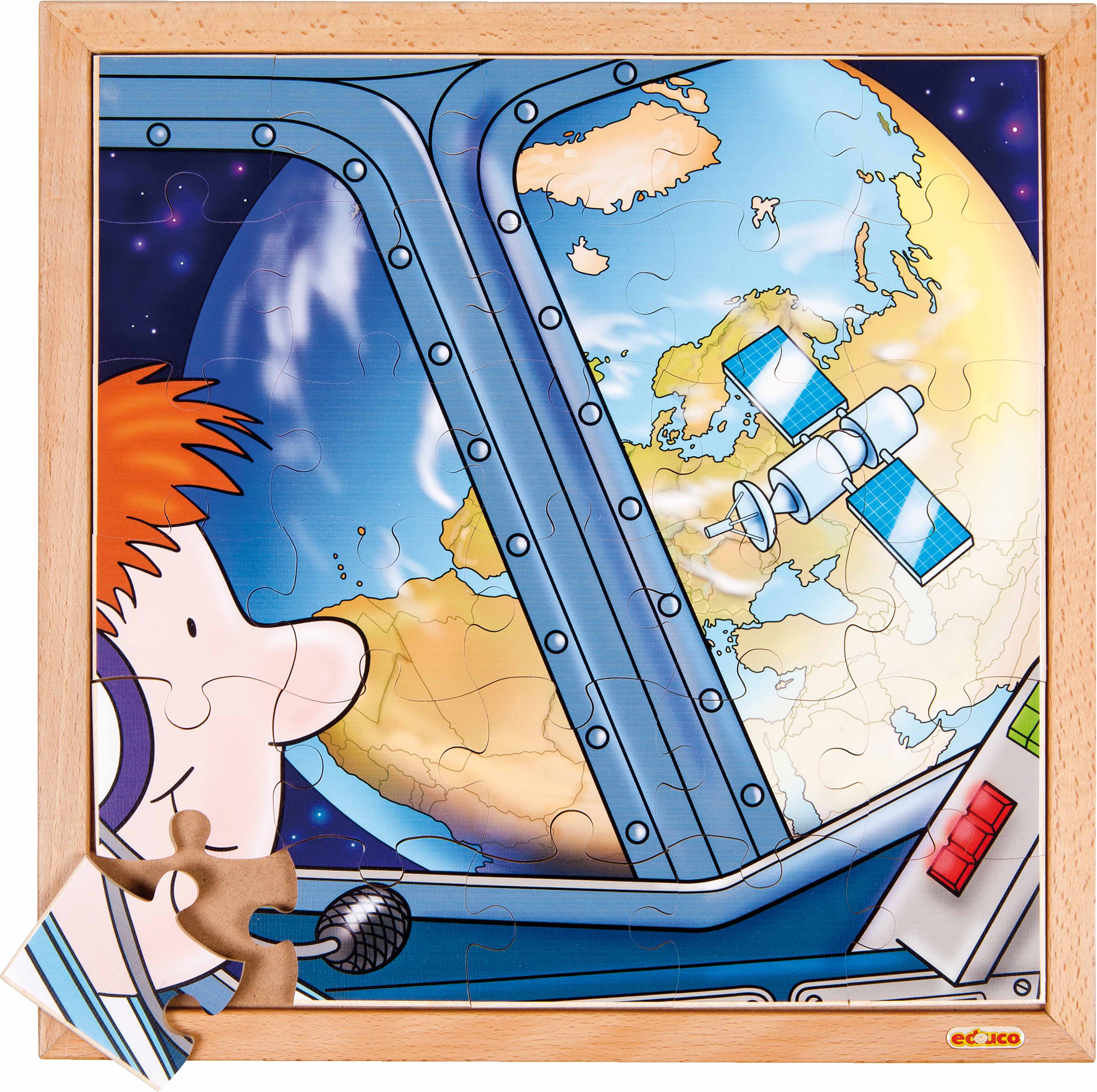 Educo E523231 Astronautics puzzle - earth - obrázek 1