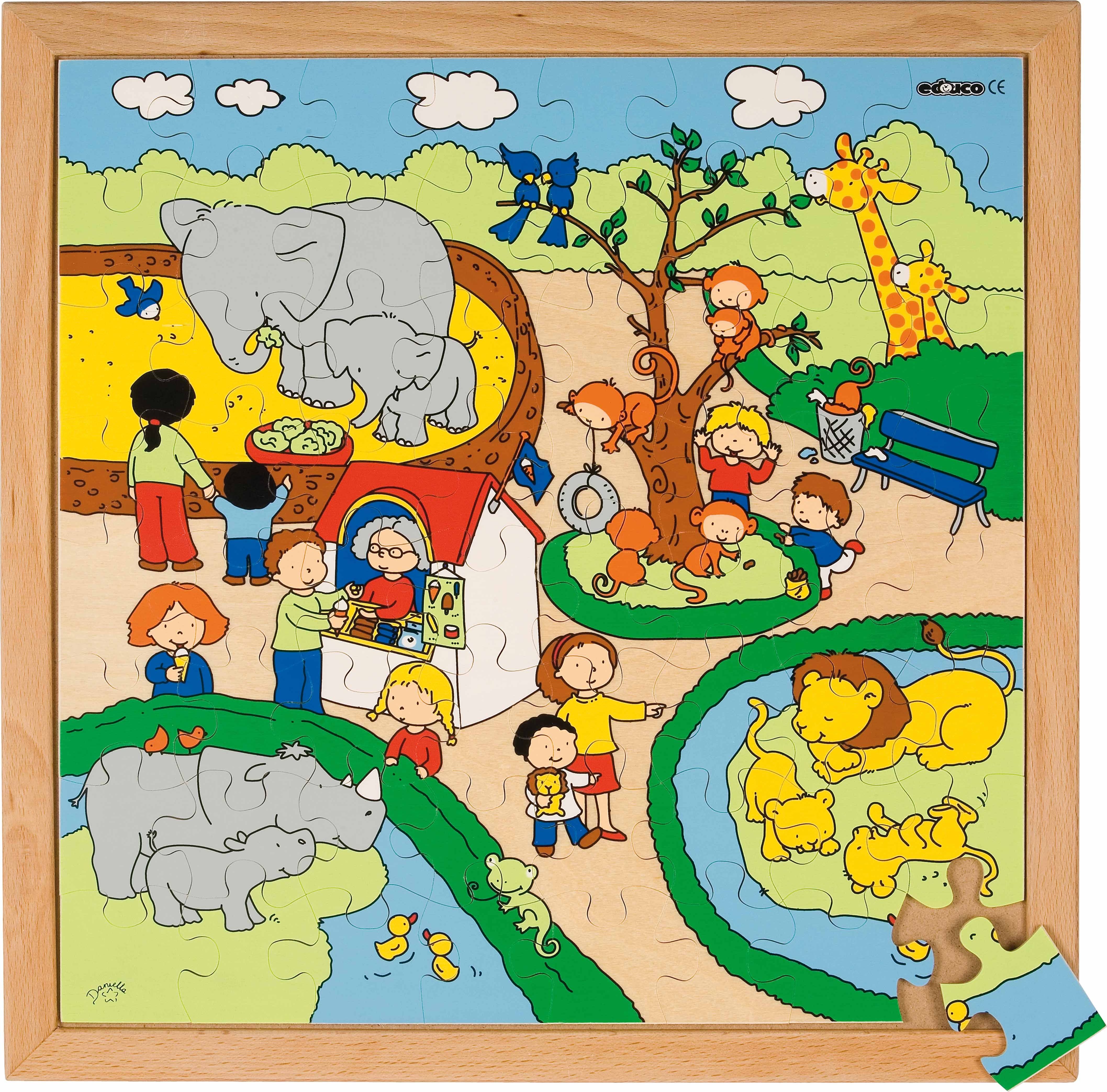 Educo E522616 Recreation puzzle - zoo - obrázek 1