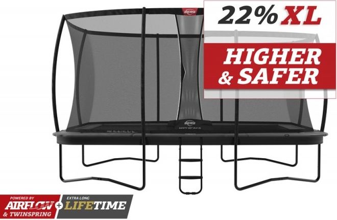 BERG Ultim Champion Regular 410 GREY + Safety Net DLX XL - obrázek 1