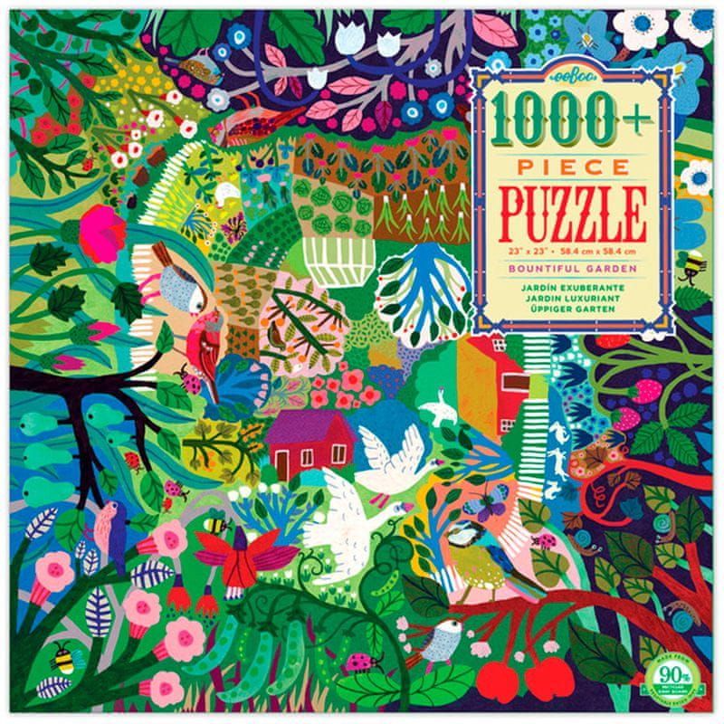 eeBoo Puzzle Nádherná zahrada 1000 dílků - obrázek 1