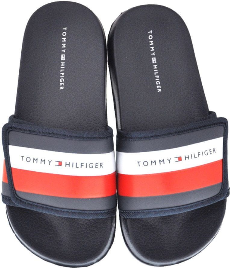 Tommy Hilfiger pánské pantofle T3B0-30761-0739800 35, modrá - obrázek 1