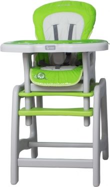 Jídelní stoleček Coto Baby STARS Šnek - zelený