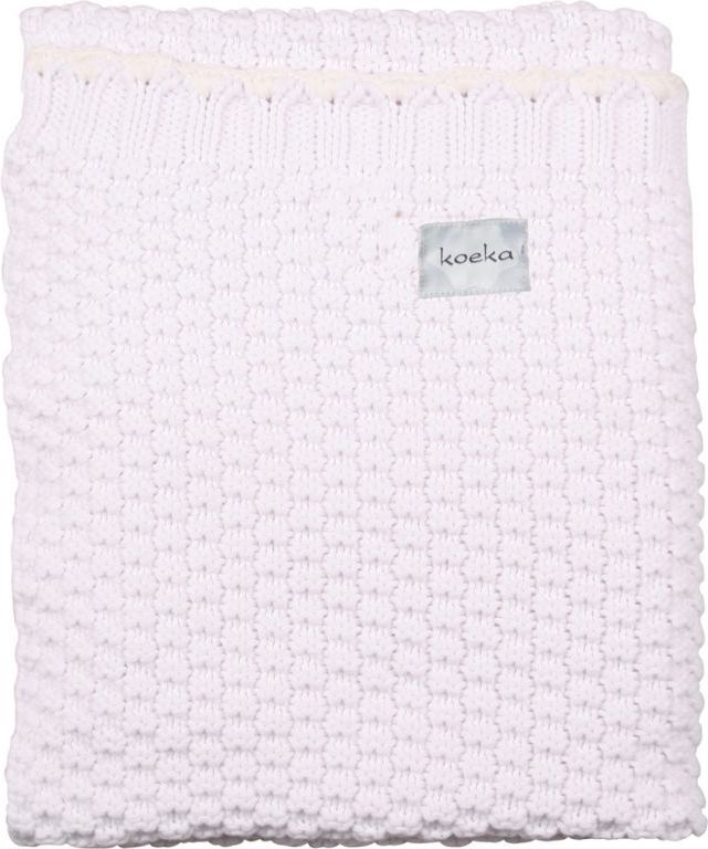 Pletená deka 75x100 Koeka Valencia White - obrázek 1