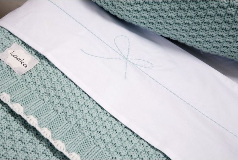 Pletená deka 75x100 Koeka Valencia White - obrázek 2