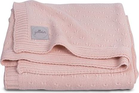 Pletená deka 100x150 Jollein Soft knit Creamy peach - obrázek 1