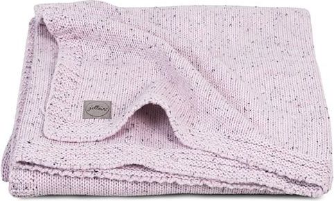Pletená deka 100x150 Jollein Confetti knit Vintage pink - obrázek 1