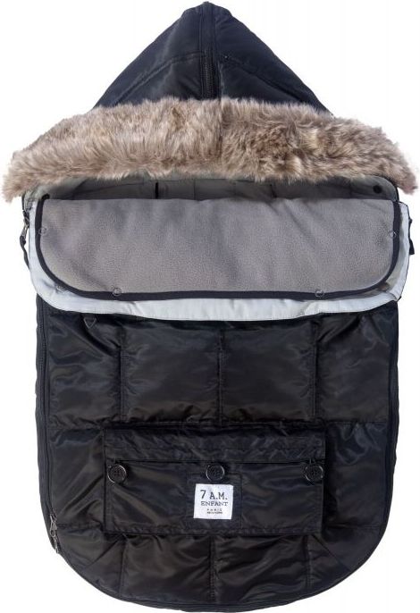 7 A.M. ENFANT Fusak Le Sac Igloo 7AM Enfant Black - obrázek 1