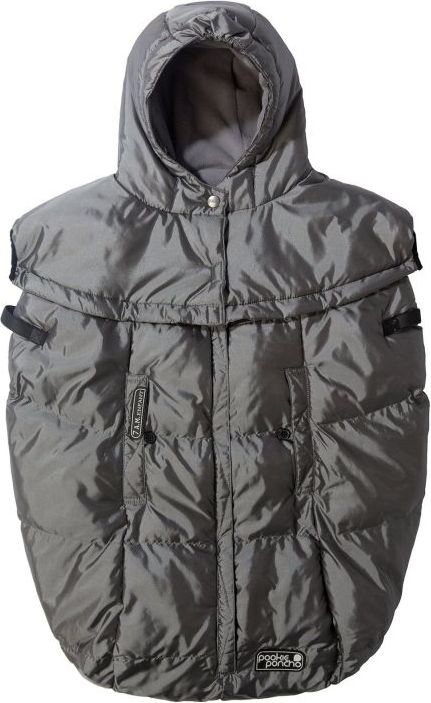 7 A.M. ENFANT Poncho Pookie 7AM Enfant Metallic Grey - obrázek 1