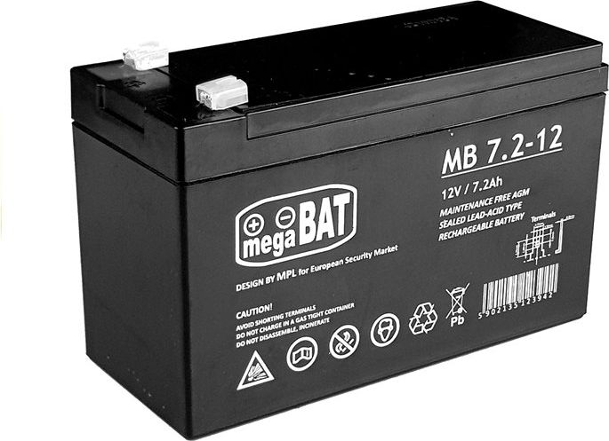 Mamido  Baterie 12V 7,2AH  L-979 - obrázek 1