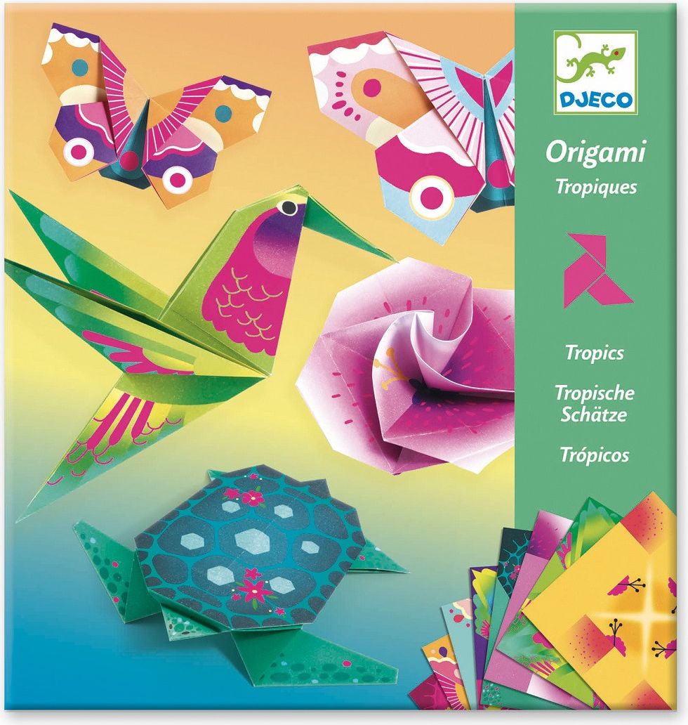 Djeco Origami neonové Tropy - obrázek 1