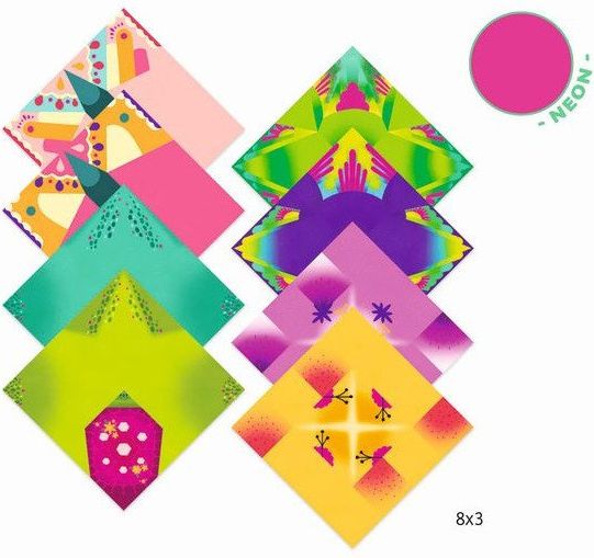 Djeco Origami neonové Tropy - obrázek 2