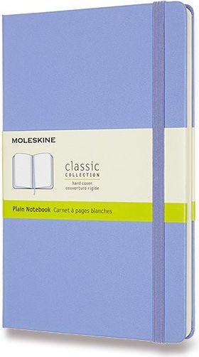 Moleskine Zápisník - tvrdé desky nebesky modrý A5, 120 listů  čistý - obrázek 1
