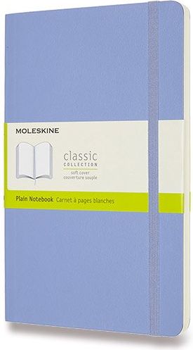 Moleskine Zápisník - měkké desky nebesky modrý A5, 96 listů  čistý - obrázek 1