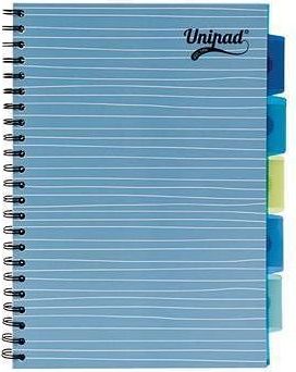 Blok "Unipad project book", A4, mix barev, linkovaný, 100 listů, spirálová vazba, PUKKA PA - obrázek 1