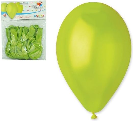 Balónky METAL 10ks zelené - obrázek 1