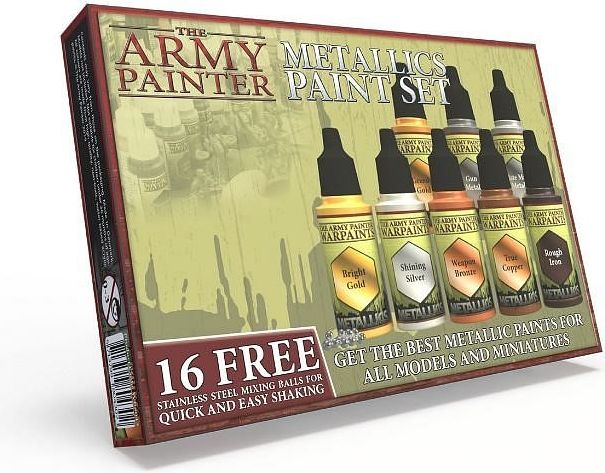 The Army Painter - Metallics Paint Set - obrázek 1