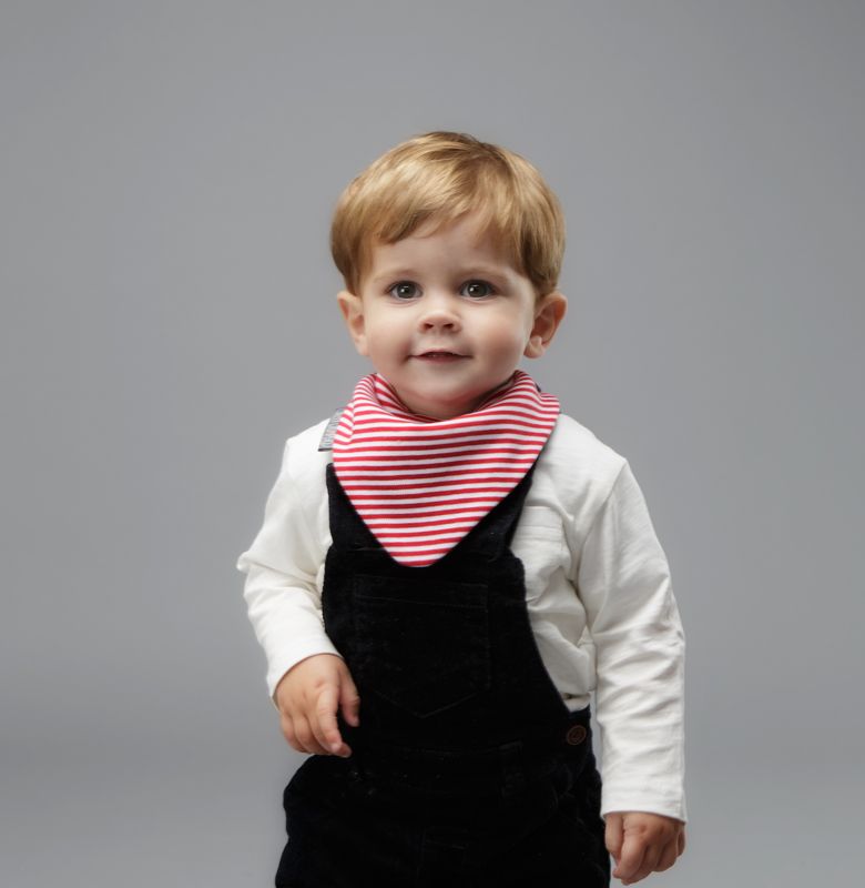 Slintáček Neckerbib Red stripes - obrázek 2