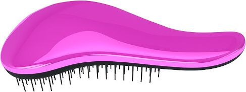 Dtangler	 Kartáč na vlasy s rukojetí Metalic Pink - obrázek 1