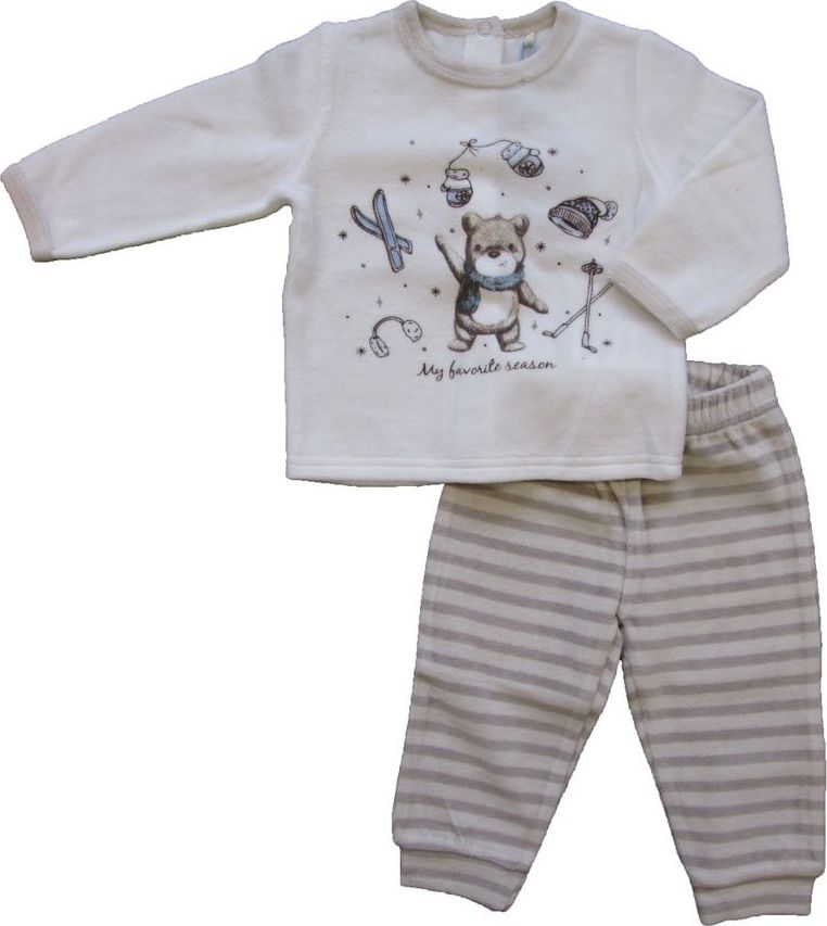 Carodel dětské pyžamo 56 béžová - obrázek 1