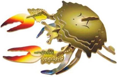 Woodcraft construction kit Woodcraft Dřevěné 3D puzzle krab - obrázek 3