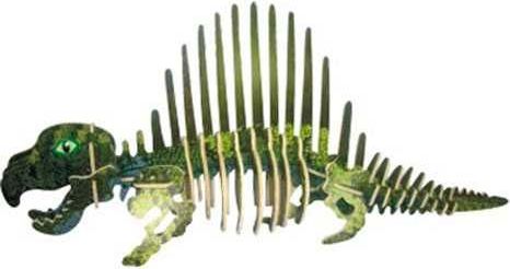 Woodcraft construction kit Woodcraft Dřevěné 3D puzzle Dimetrodon - obrázek 3