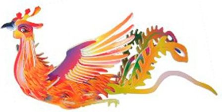 Woodcraft construction kit Woodcraft Dřevěné 3D puzzle Fénix - obrázek 1