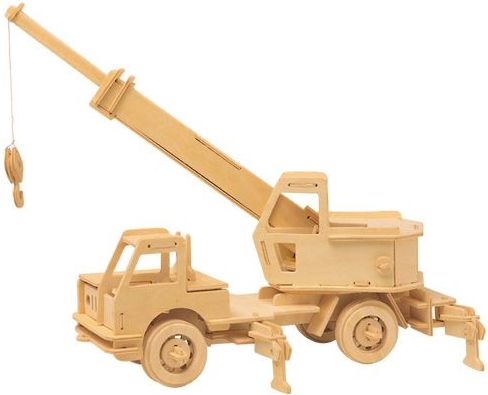 Woodcraft construction kit Woodcraft Dřevěné 3D puzzle jeřáb - obrázek 1