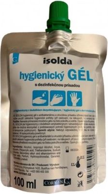 Dezinfekční gel Isolda 100 ml s virucidní a antimikrobiální přísadou - obrázek 1