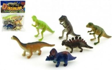 Dinosaurus plast 6ks v sáčku 14x19x3cm - obrázek 1