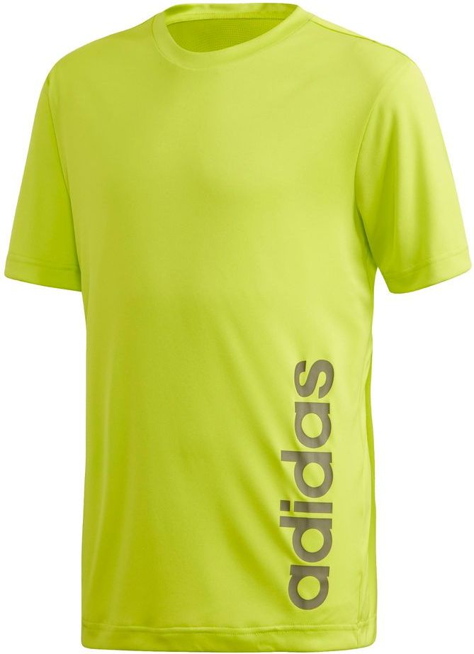 Adidas chlapecké tričko YB TR LIN TEE 110 zelená - obrázek 1