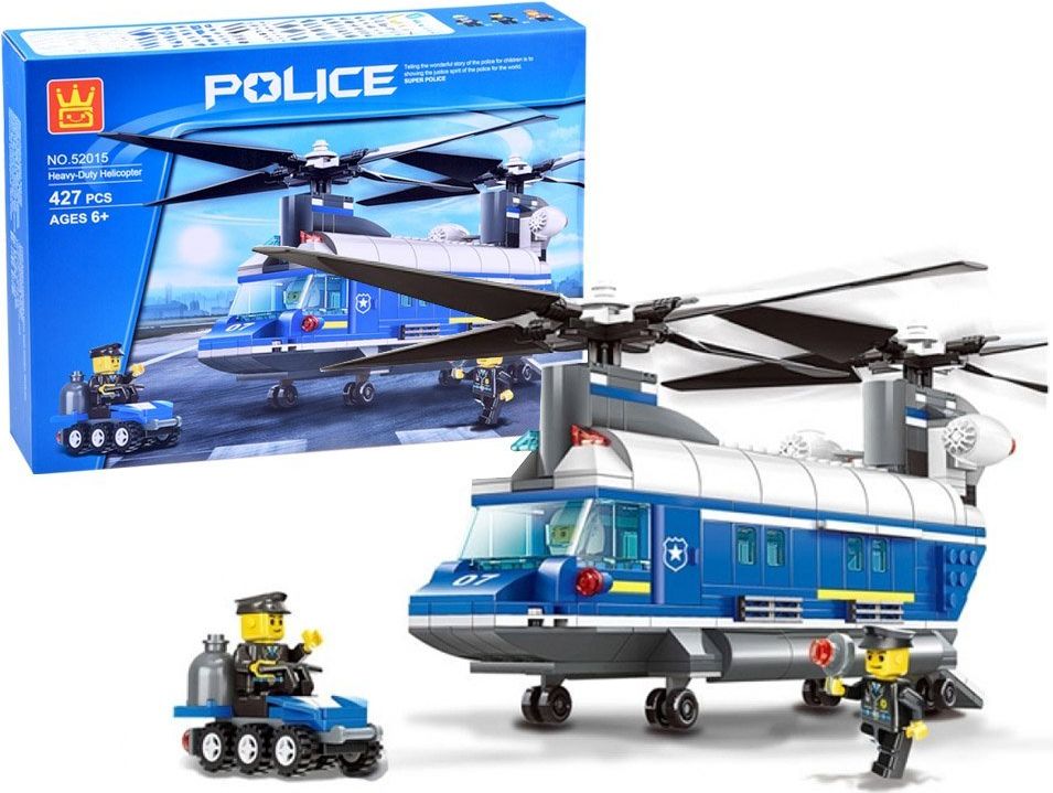 Mamido  Kreativní stavebnice policejní vrtulník - obrázek 1