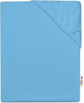 Prostěradlo dětské bavlna - NELLYS modré - 120x60cm - obrázek 1