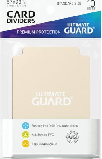 Ultimate Guard Oddělovač na karty Ultimate Guard Card Dividers Standard Size Sand - 10 ks - obrázek 1