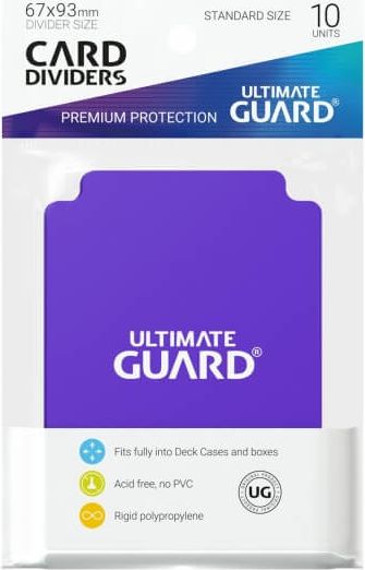 Ultimate Guard Oddělovač na karty Ultimate Guard Card Dividers Standard Size Purple - 10 ks - obrázek 1