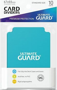 Ultimate Guard Oddělovač na karty Ultimate Guard Card Dividers Standard Size Aquamarine - 10 ks - obrázek 1