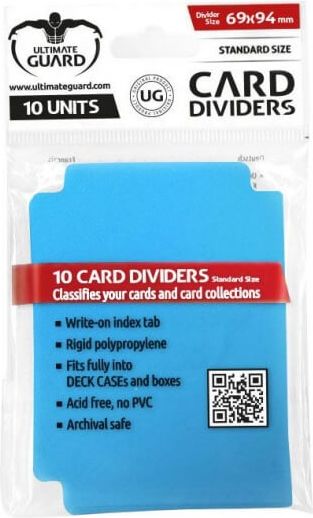 Ultimate Guard Oddělovač na karty Ultimate Guard Card Dividers Standard Size Blue - 10 ks - obrázek 1