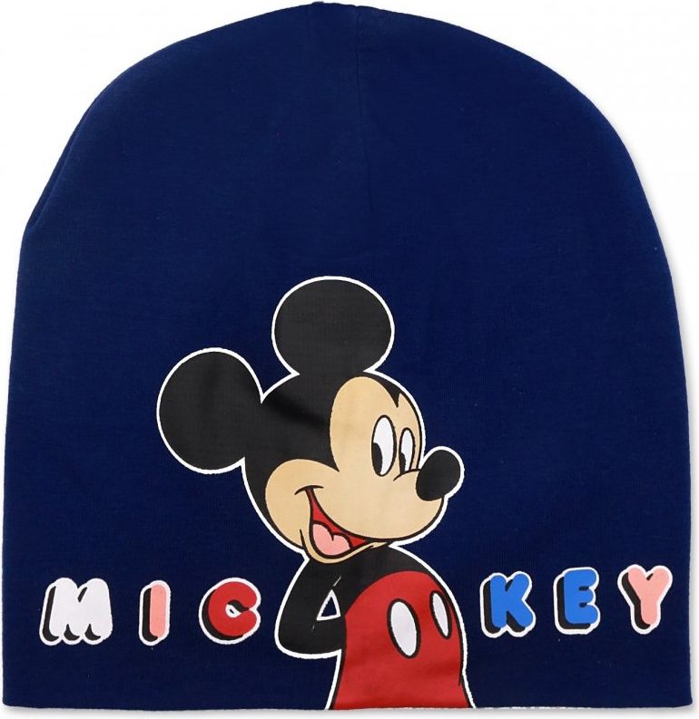 Setino · Dětská / chlapecká jarní / podzimní čepice Mickey Mouse - Disney - tmavě modrá 52 - obrázek 1