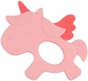 Silikonové kousátko Canpol Babies Jednorožec, růžový - obrázek 1