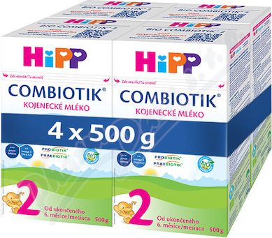 HiPP MLÉKO HiPP 2 BIO Combiotik 4x500g - obrázek 1