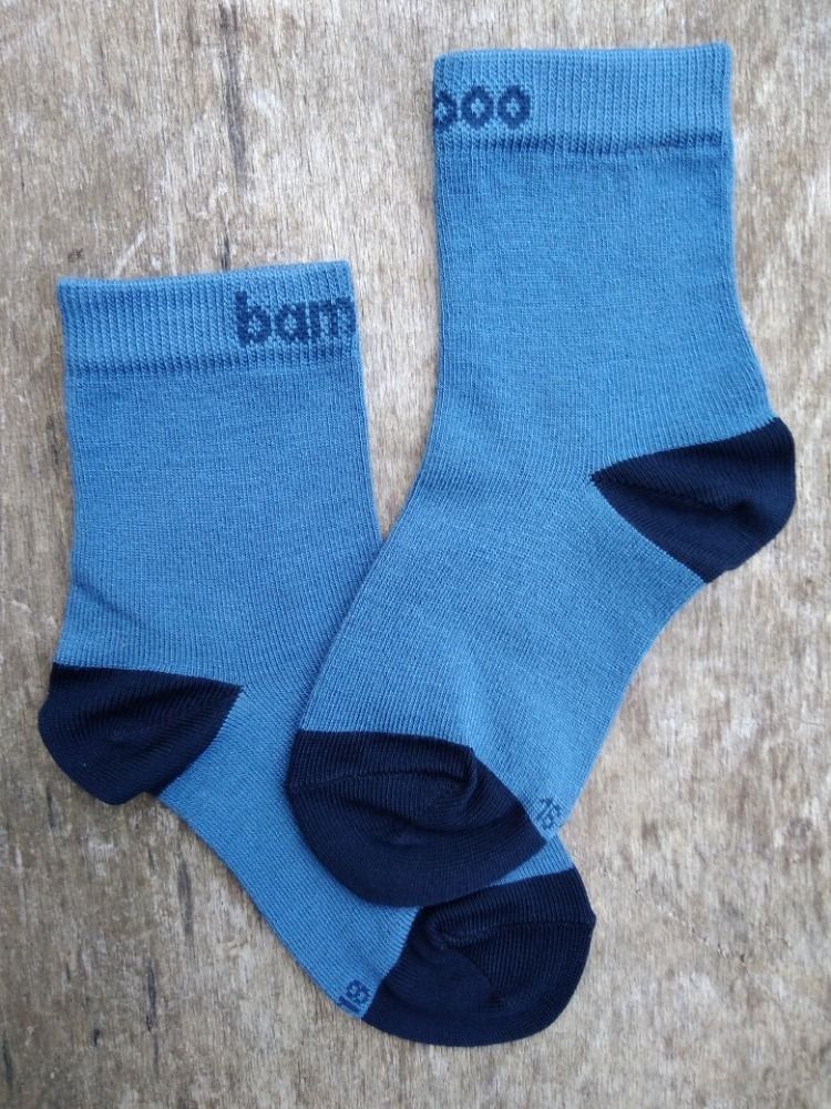 Bambusové ponožky Trepon HUGO modrá/tmavomodrá Velikost: 23 - 26 - obrázek 1