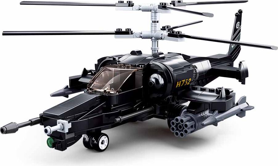Sluban Model Bricks M38-B0752 Bojový vrtulník - obrázek 4